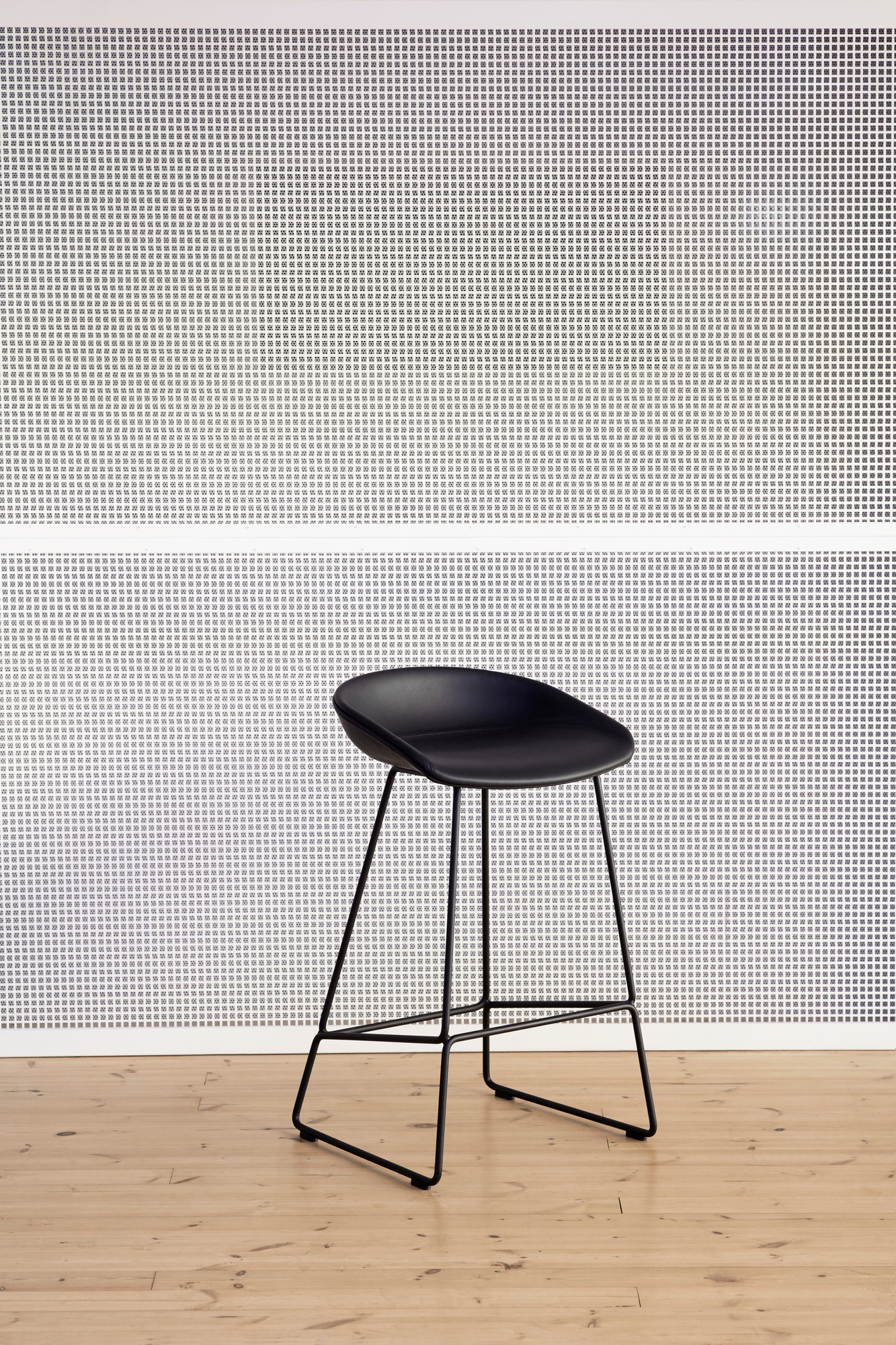 About a Stool AAS 39 / AAS39 Barstool with full upholstery Hay