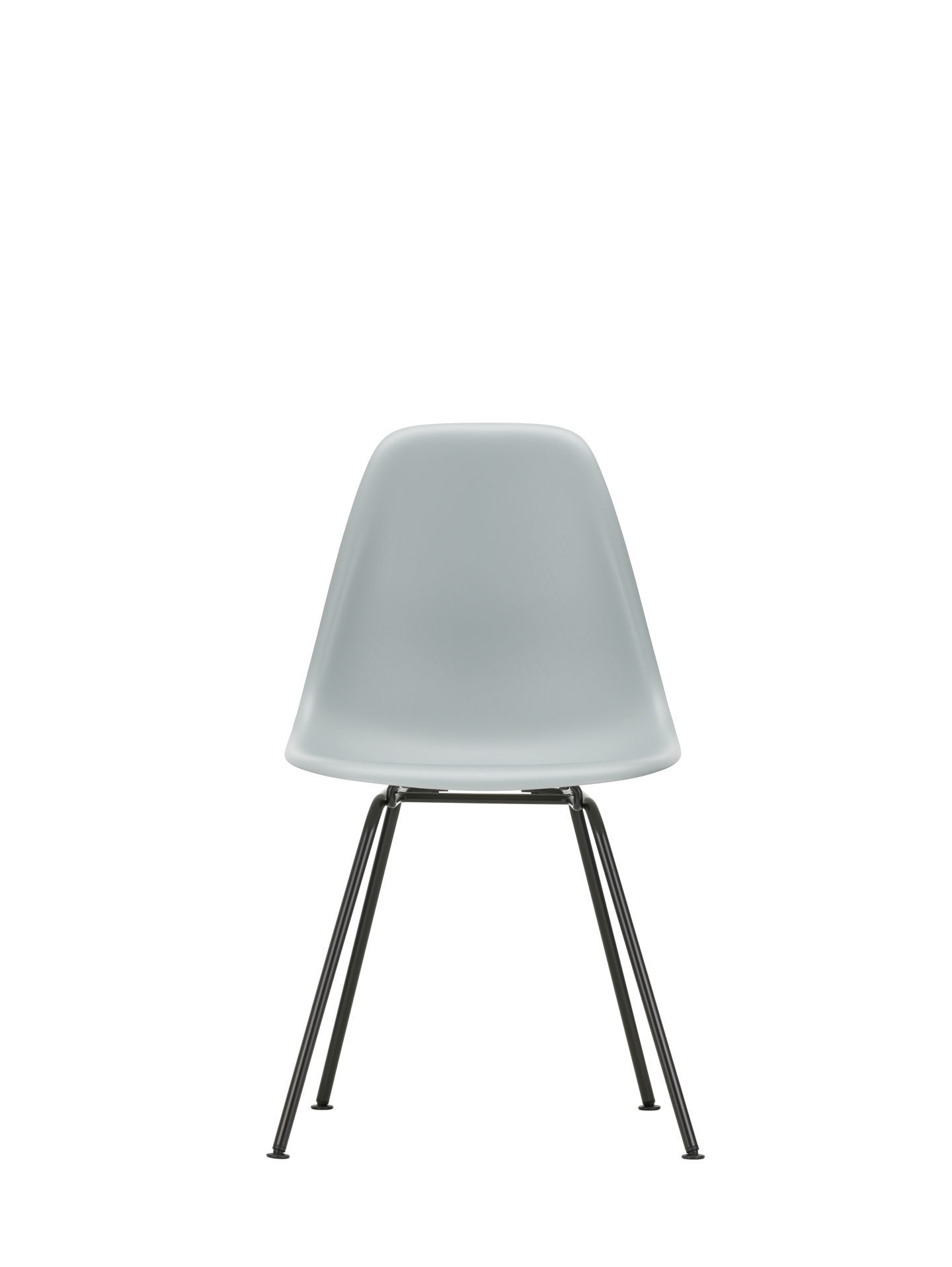 Eames Plastic Side Chair DSX Chair Vitra Chrome - White