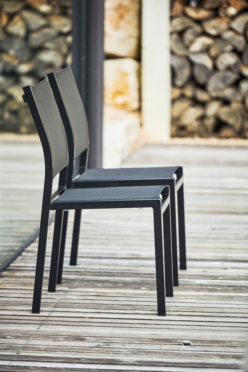 Fiam Aria outdoor stacking chair Jan Kurtz