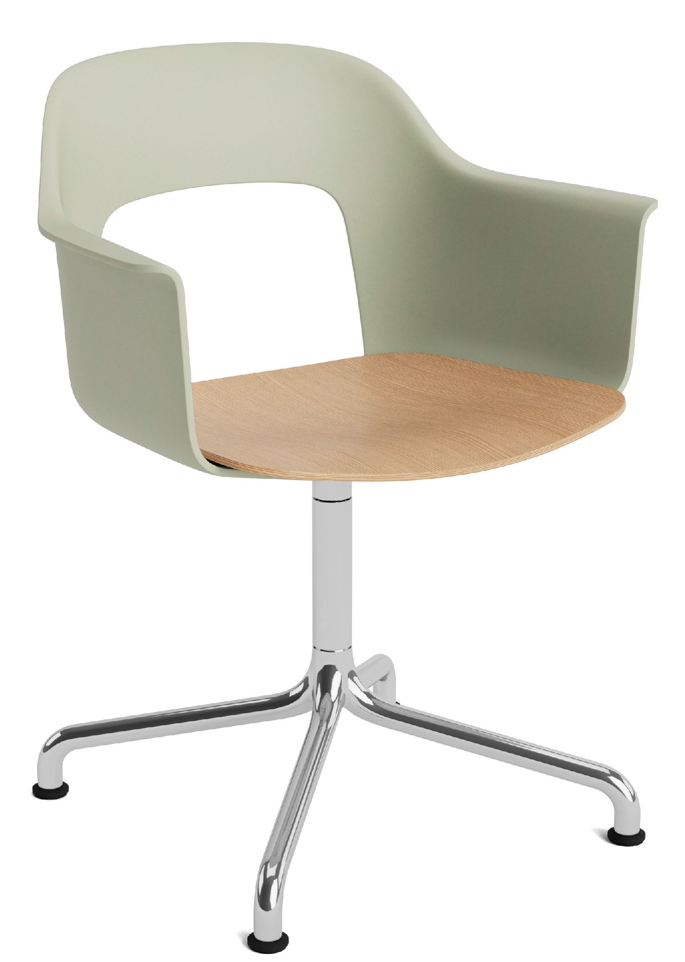 Layout Armchair 252 Armchair 4-star base swivel base with curved base Hay  