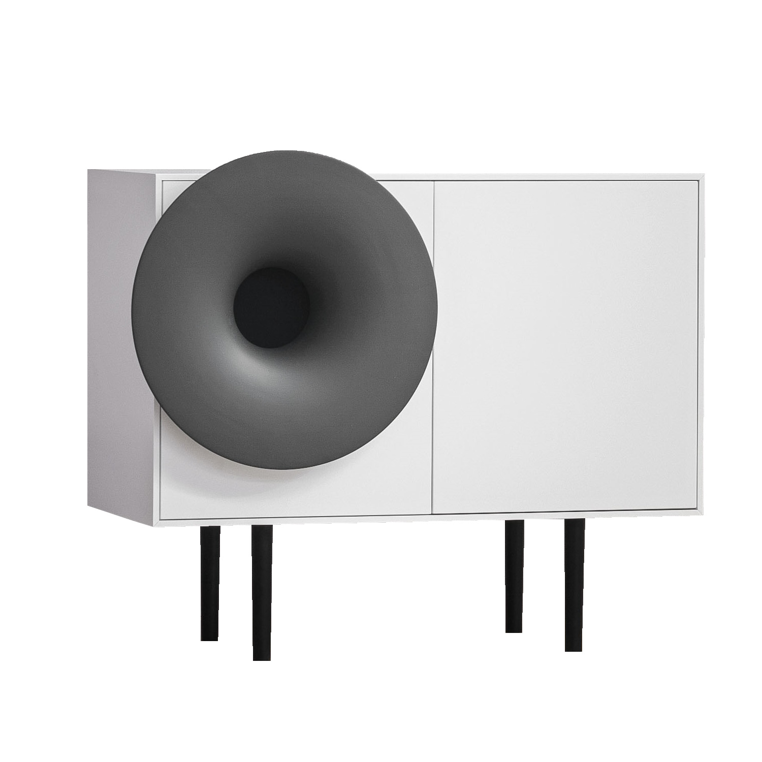 Caruso Sideboard White / Trumpet Grey Miniforms