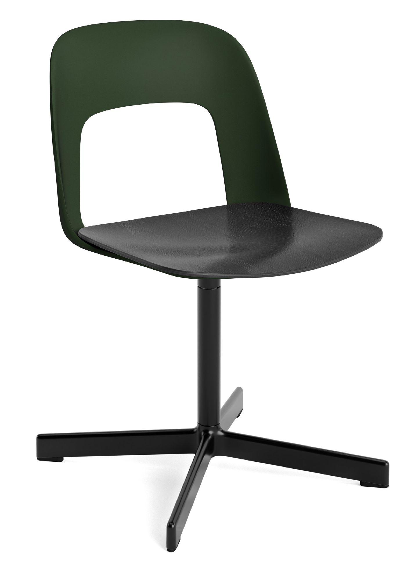 Layout Side Chair 132 4-star swivel base chair Hay 