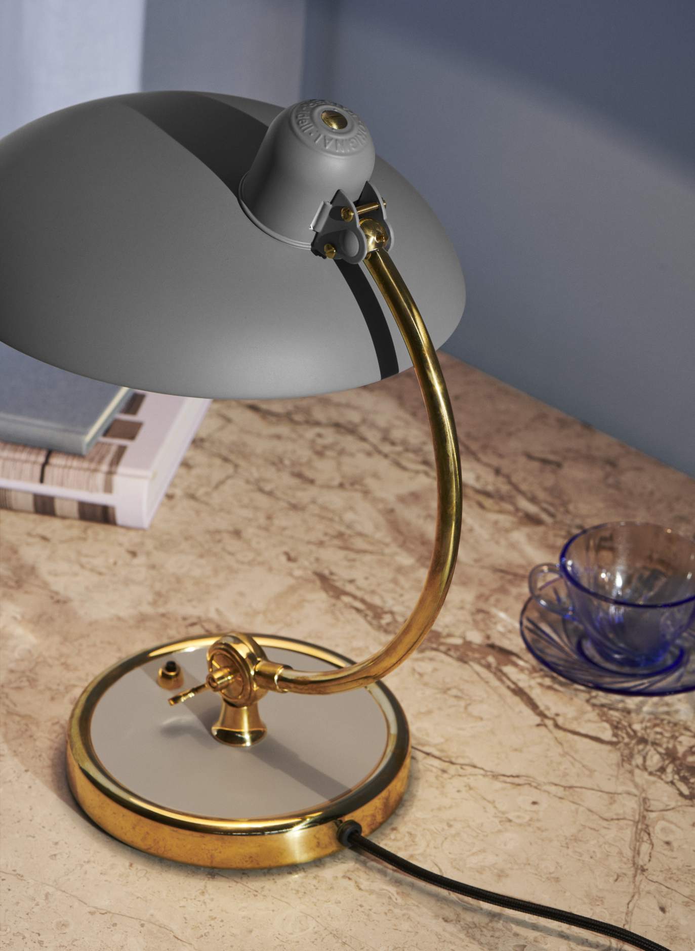 6631 T Luxus Table lamp KAISER idell Fritz Hansen Easy grey