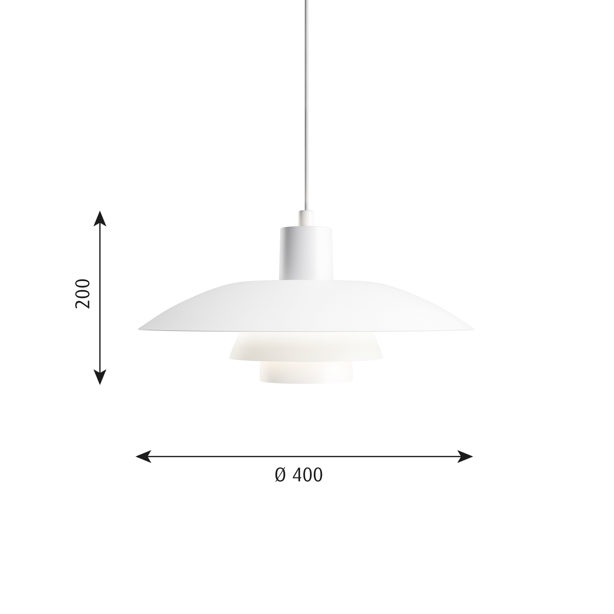 PH 4/3 pendant light Louis Poulsen
