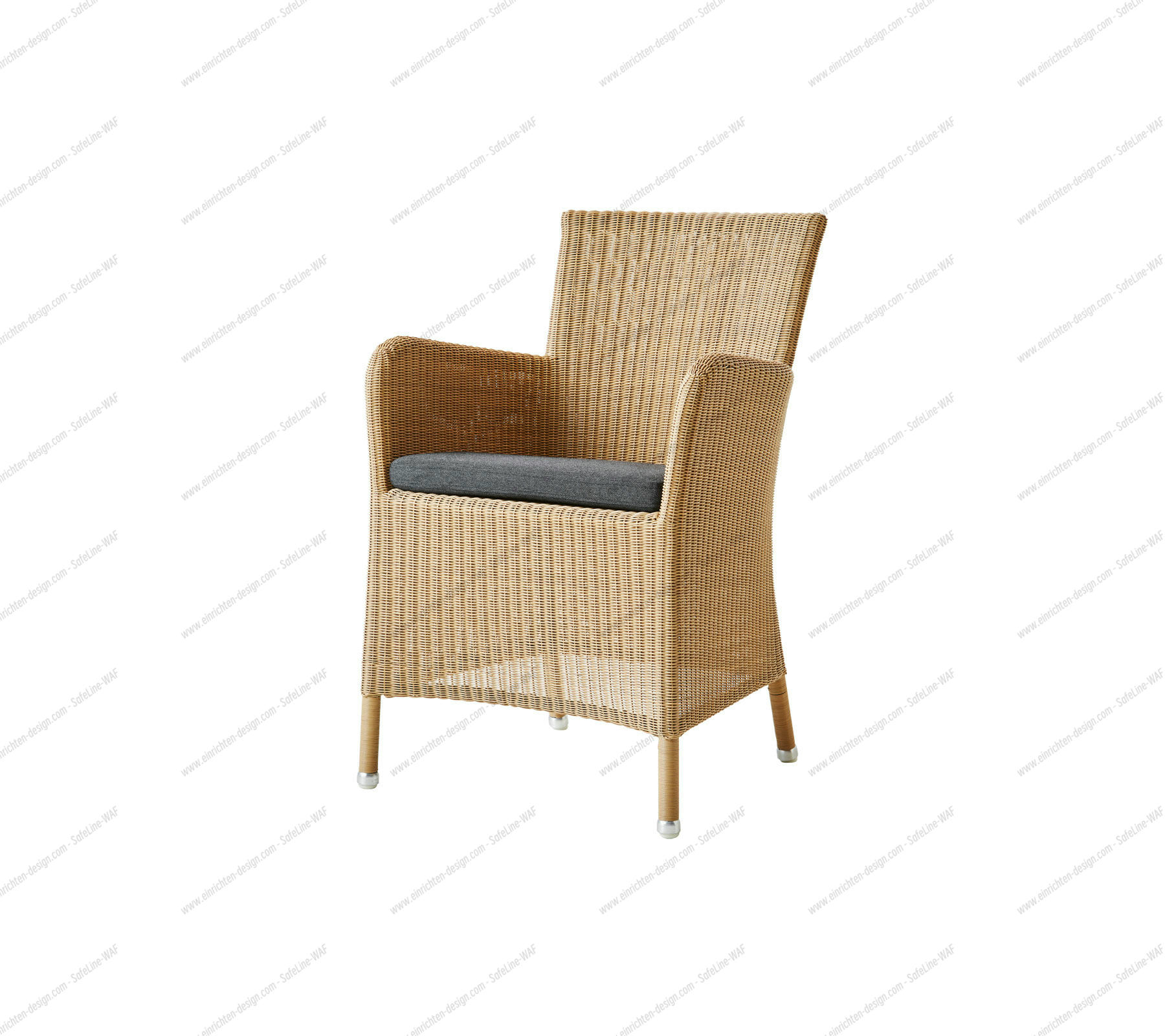 Hampsted armchair seat cushion black Cane-Line
