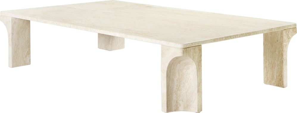 Doric Rectangular Coffee Table Gubi