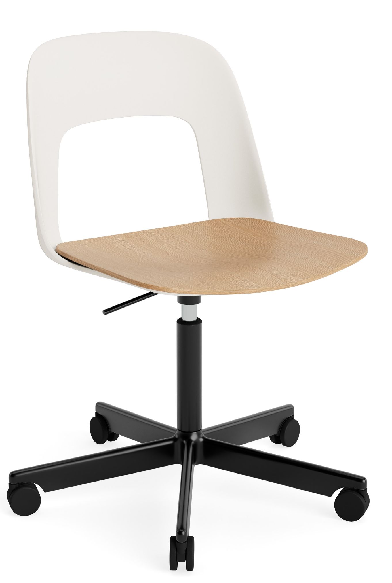 Layout Side Chair 142 5-star swivel base chair Hay  