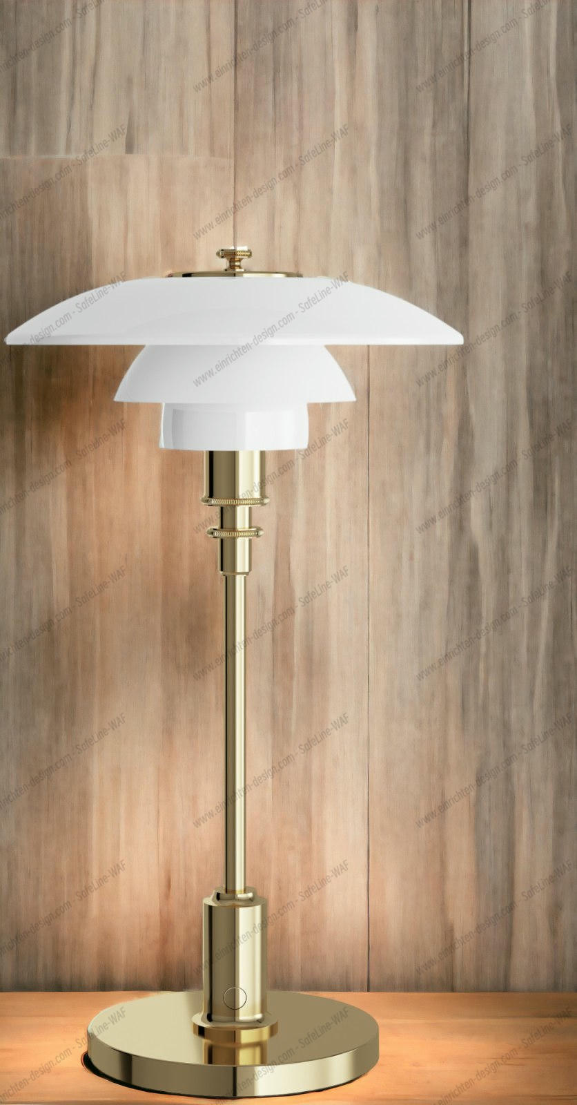 PH 2/1 Portable rechargeable lamp / table lamp BRASS Louis Poulsen SINGLE PIECES