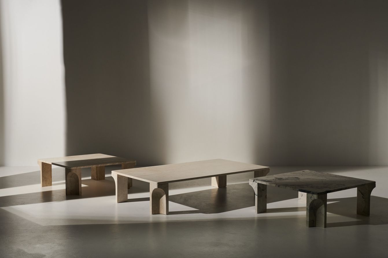Doric Rectangular Coffee Table Gubi