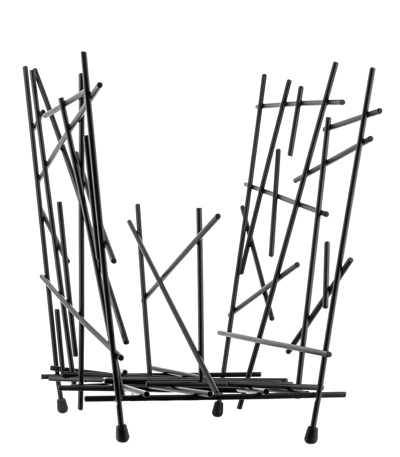 FC15 B Blow Up Magazine Holder Black Alessi