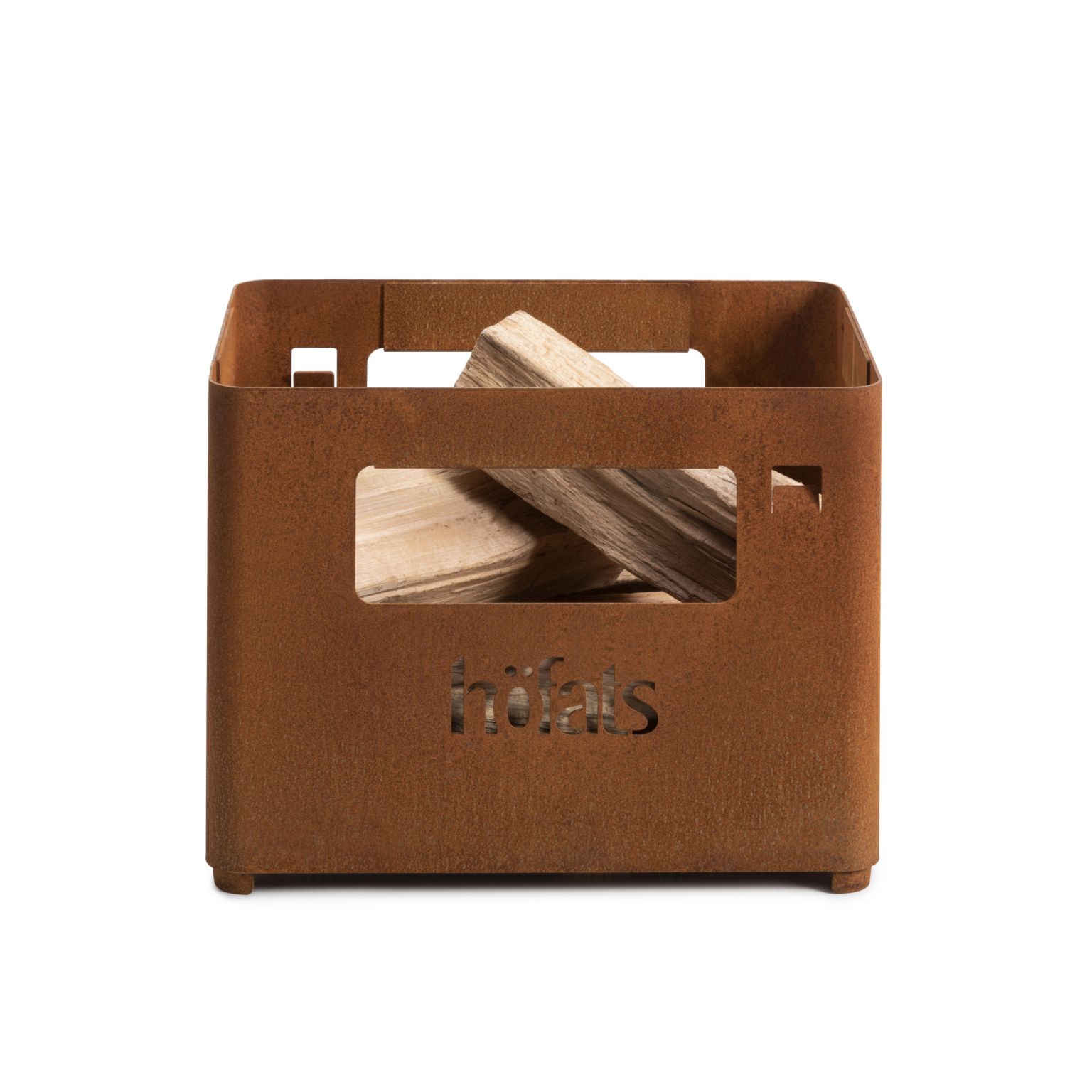 Beer Box fire basket and cup holder rusty höfats SINGLE PIECES