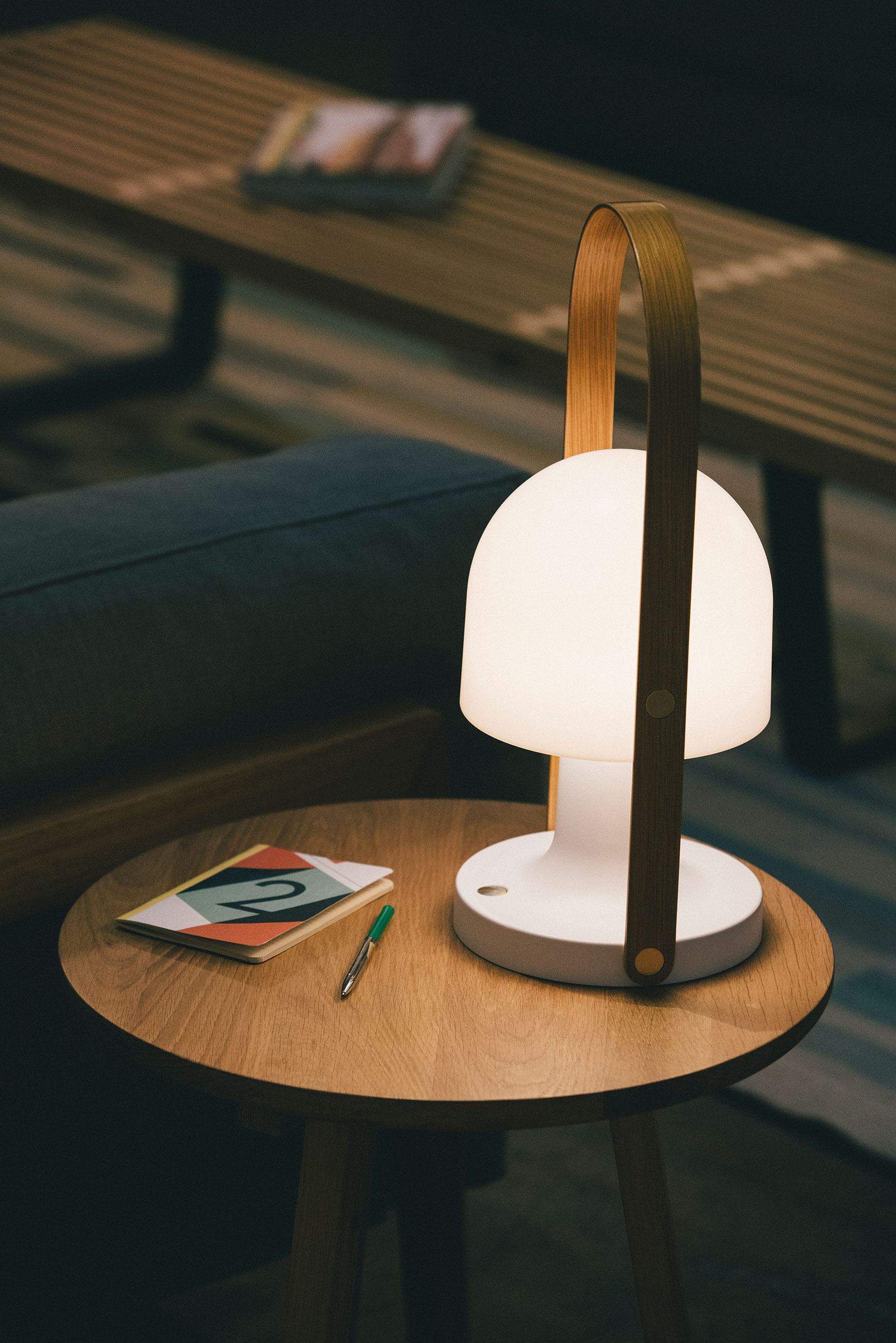 FollowMe Plus battery lamp / table lamp marset