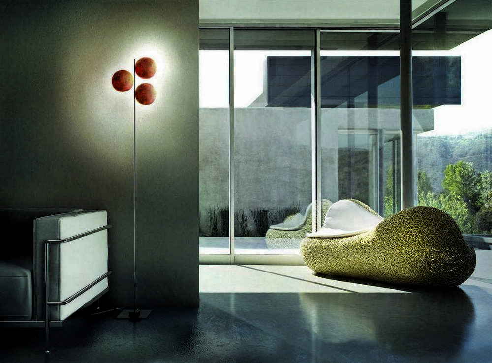 Lederarm F3 floor lamp Catellani & Smith