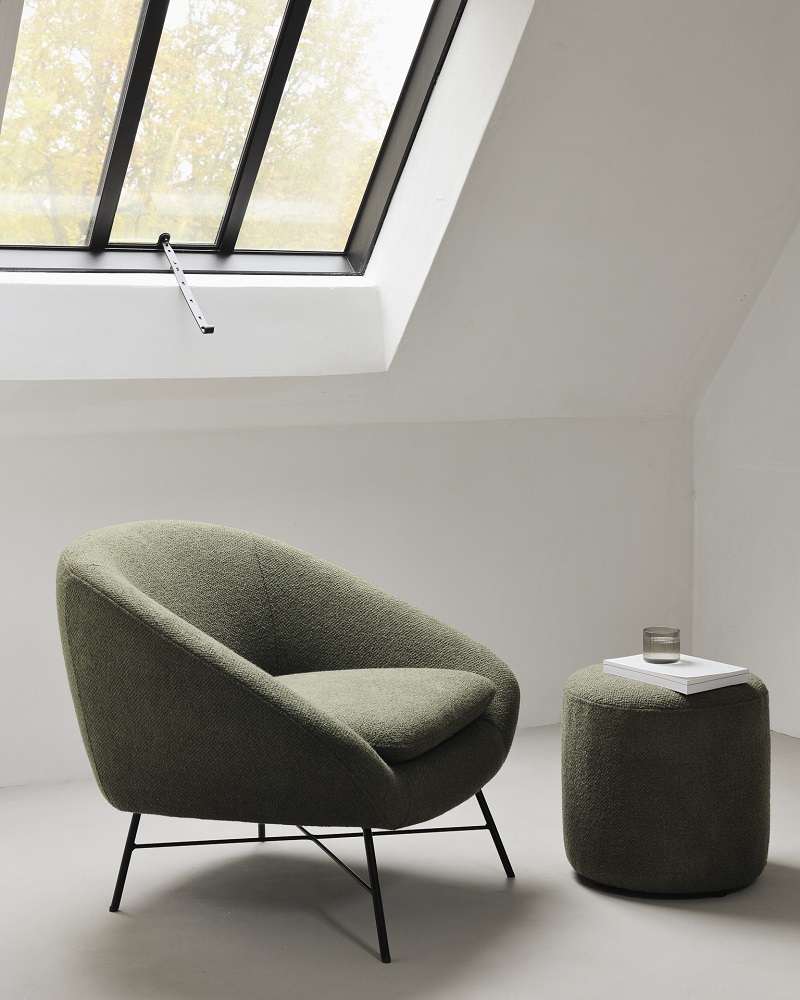 Barrow Lounge Chair Ethnicraft pine green