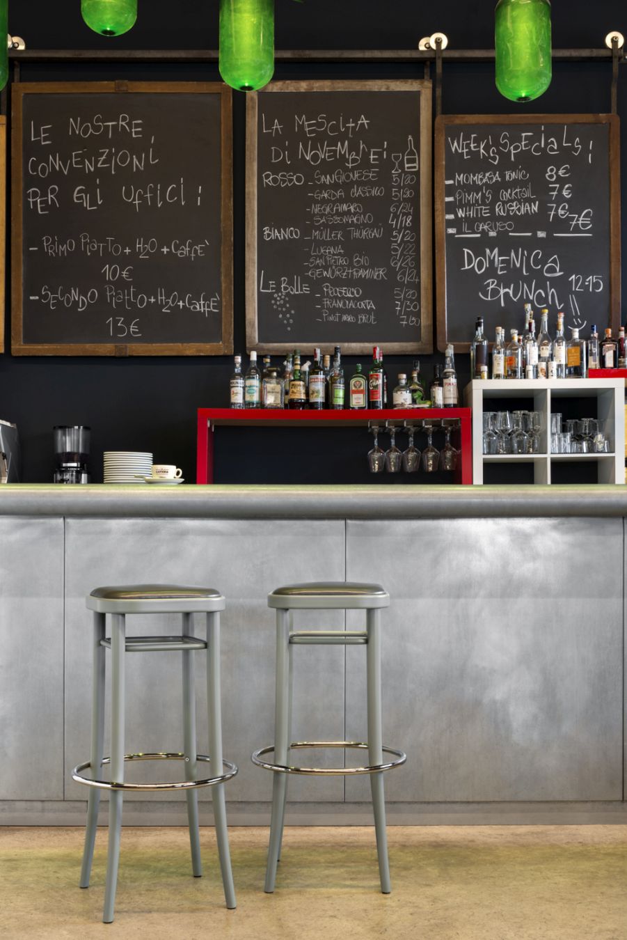 Vienna 144 Bar stool with plywood seat Wiener GTV Design