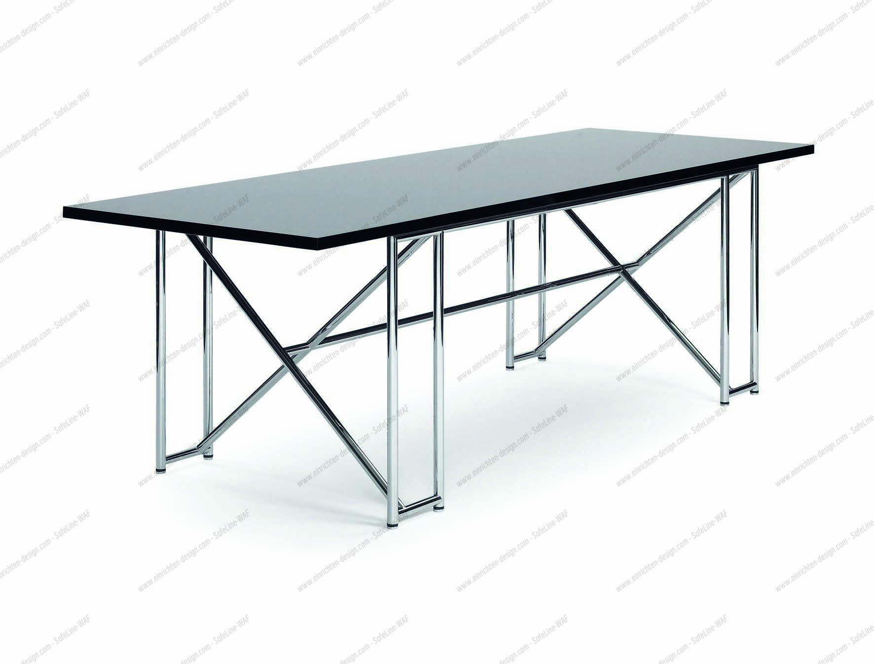 Double X table ash black 230 x 110 ClassiCon