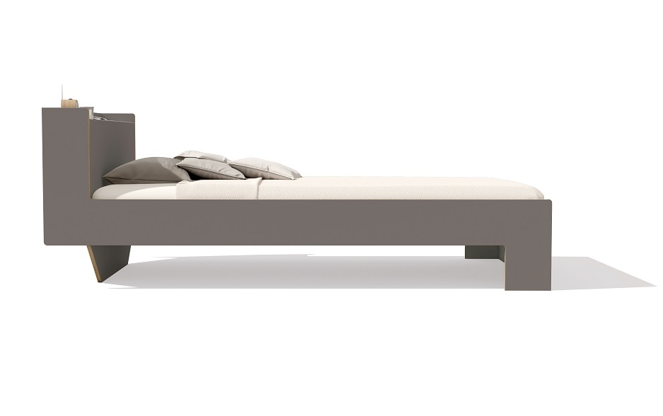 Nook Single Bed Anthracite Müller Möbelwerkstätten 