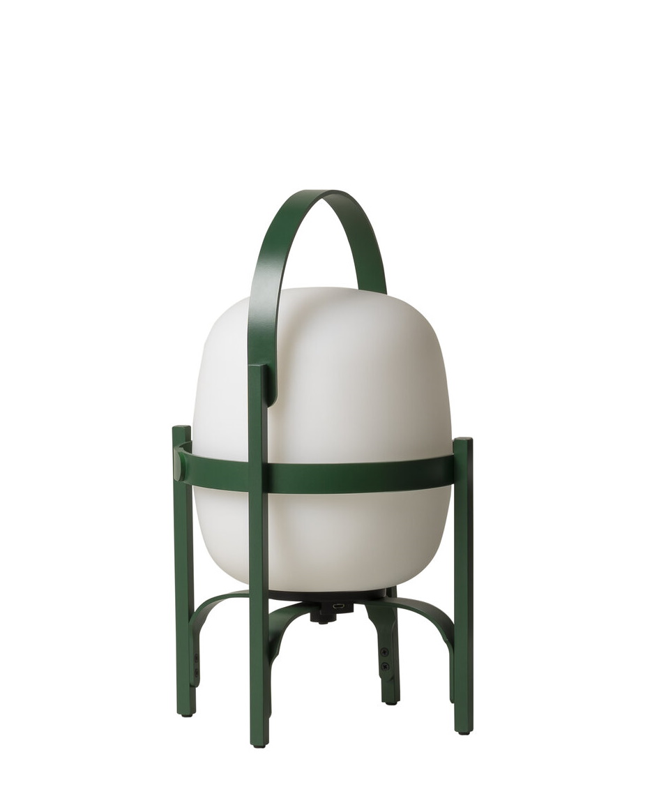 Cestita Alubat Table lamp English Green Santa & Cole
