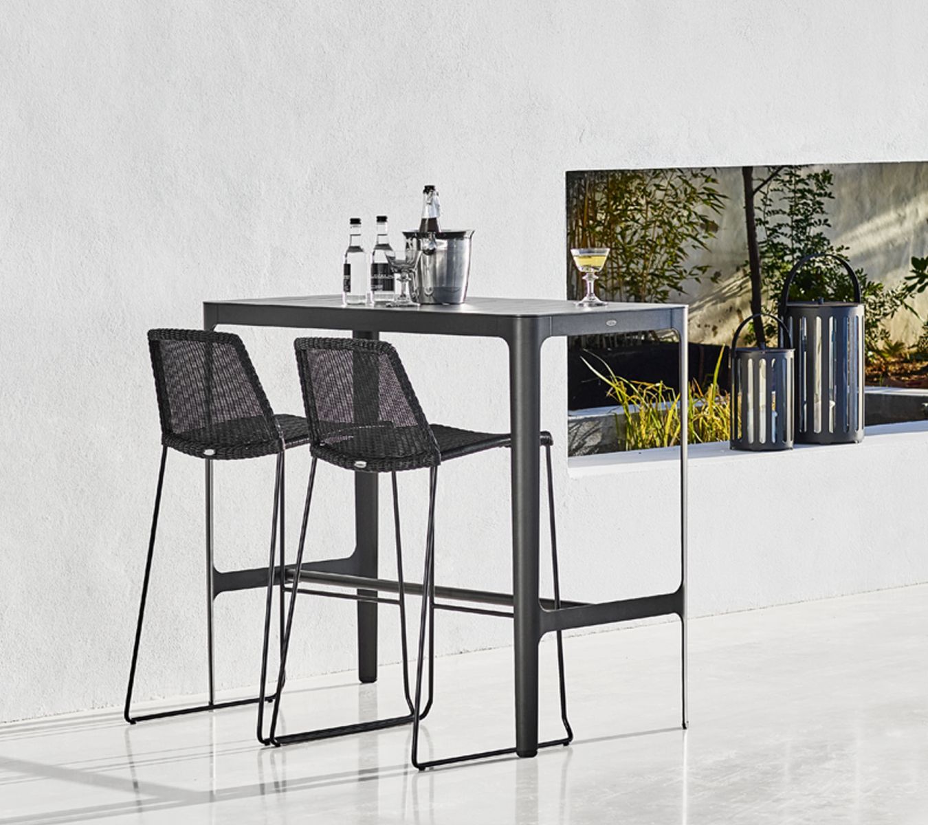 Cut Bar Table Cane-Line