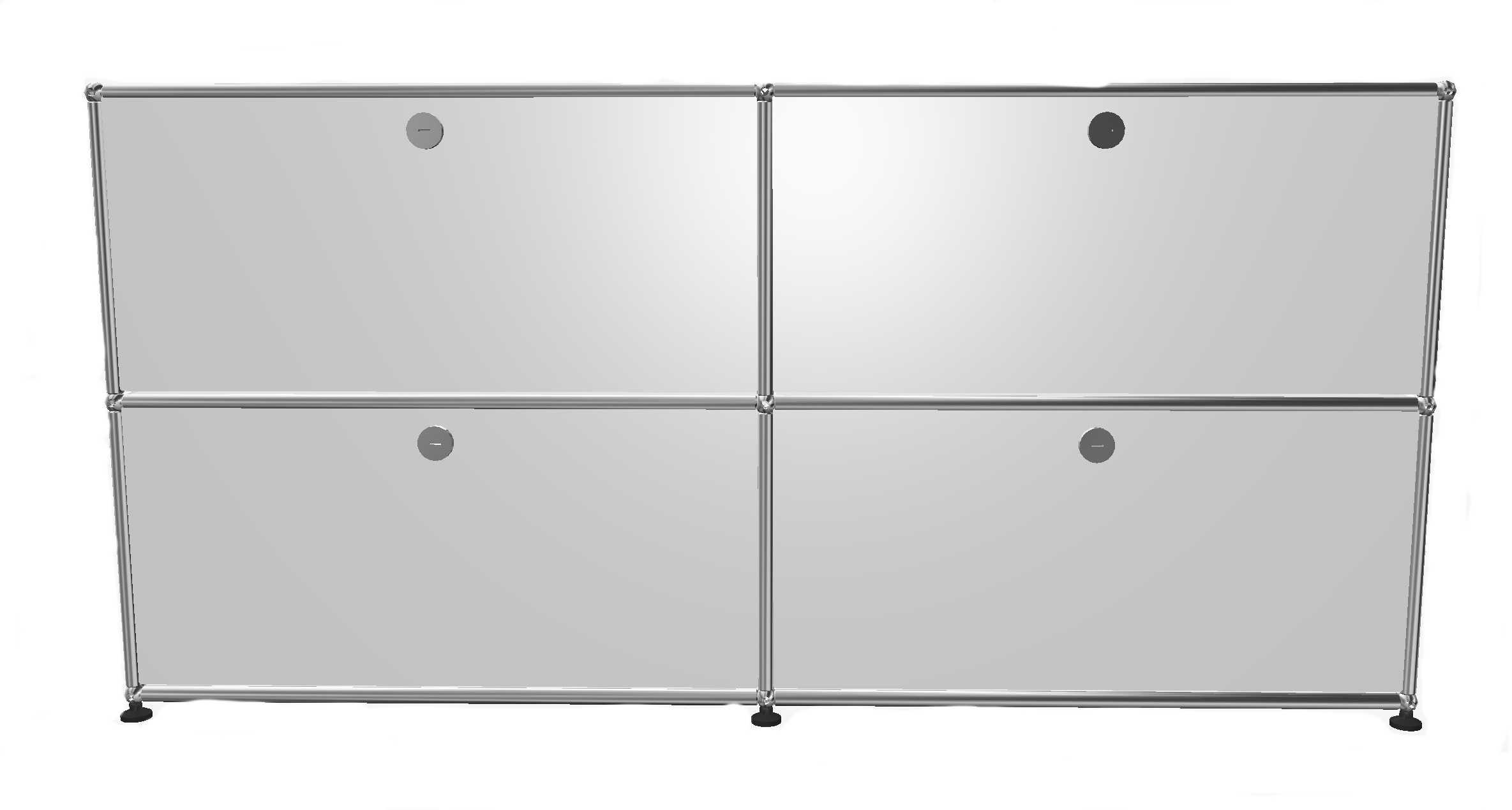 USM Haller Sideboard 4 Flaps Pure white - FAST DELIVERY