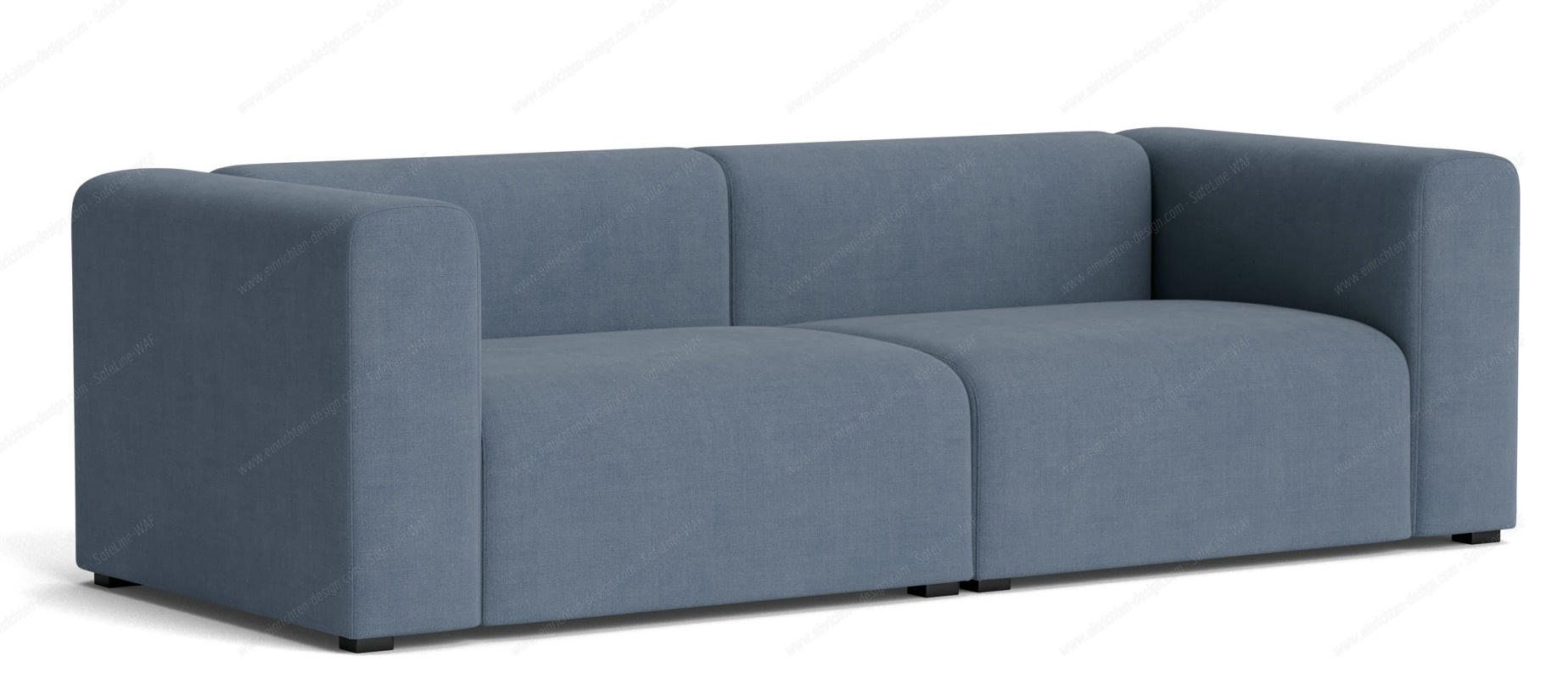 Mags Sofa 2.5-seater Combination 1 Hay fabric Linara 198