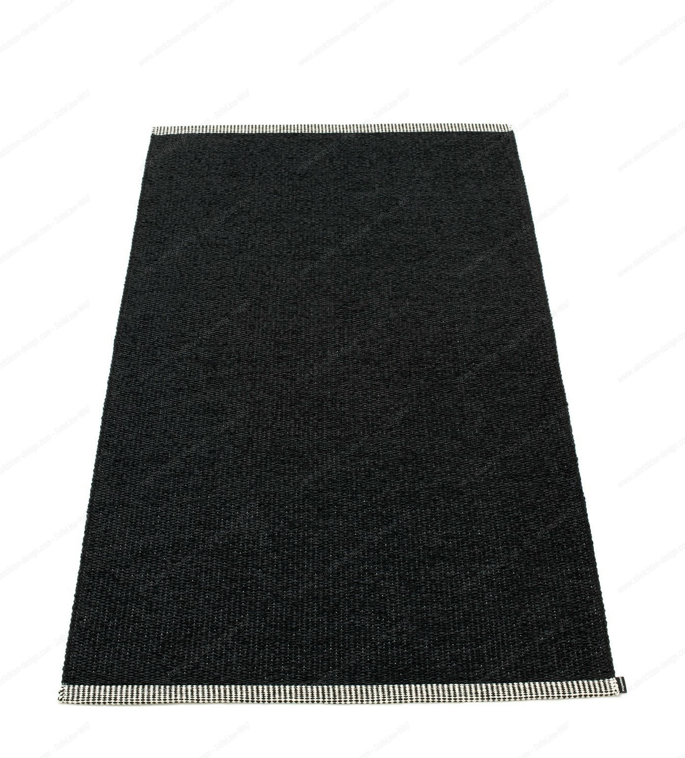 Mono Plastic Carpet 85x160 Pappelina Black