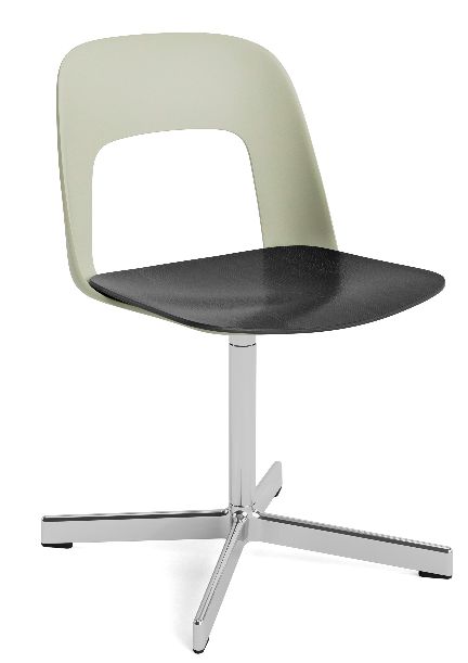 Layout Side Chair 132 4-star swivel base chair Hay 