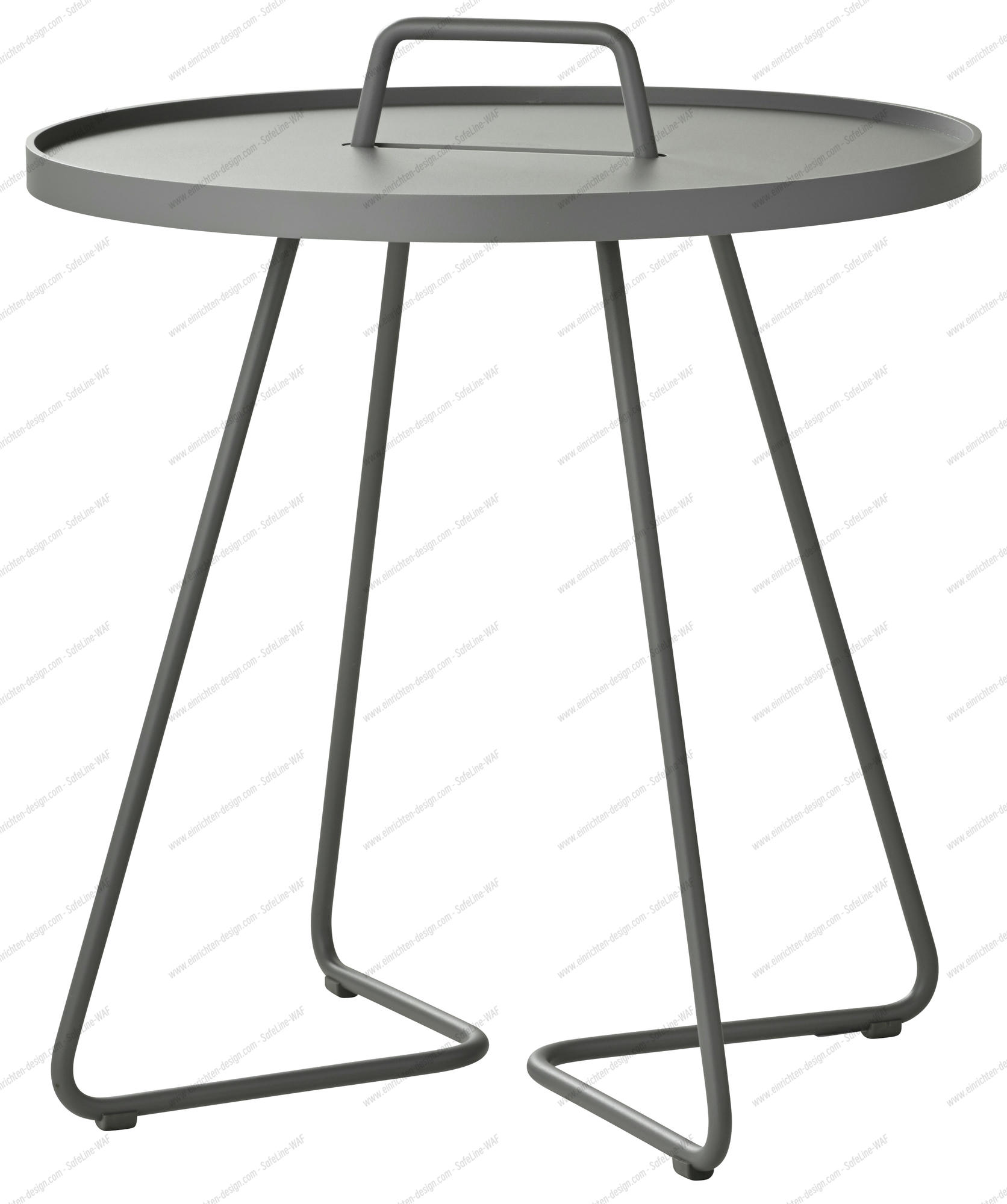 On-The-Move Outdoor side table large light grey Cane-Line