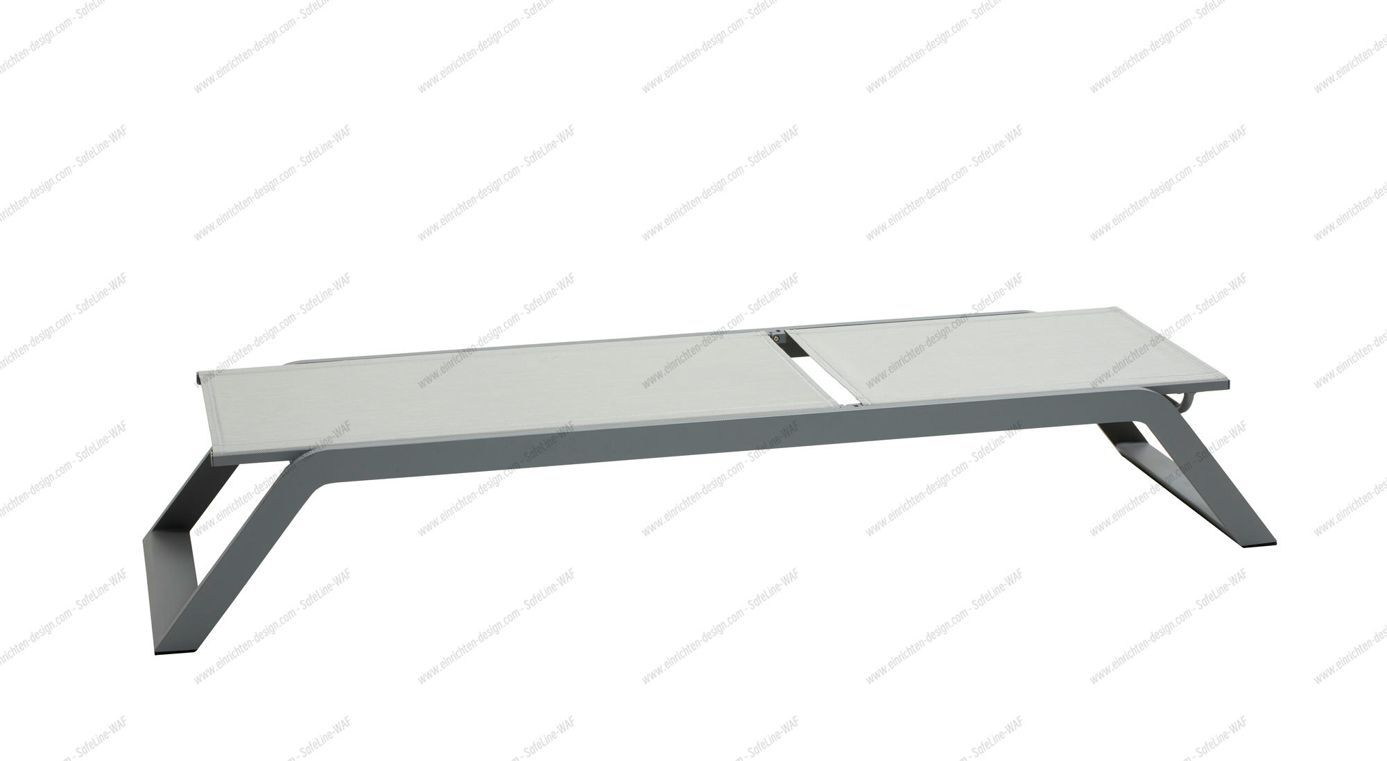 Siesta Outdoor Sun lounger Cane-Line light gray