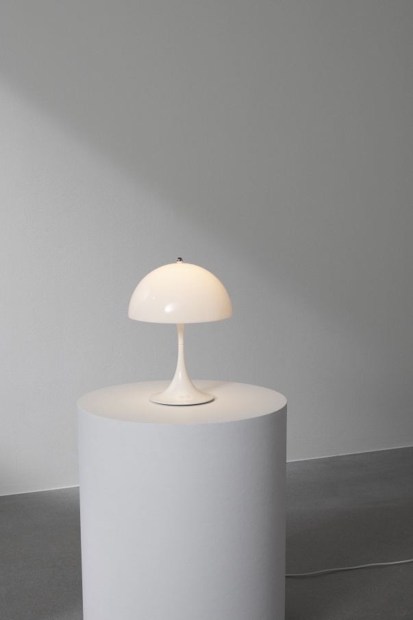Panthella 250 Portable Battery LED Table Lamp Indoor/Outdoor Opal Louis Poulsen 