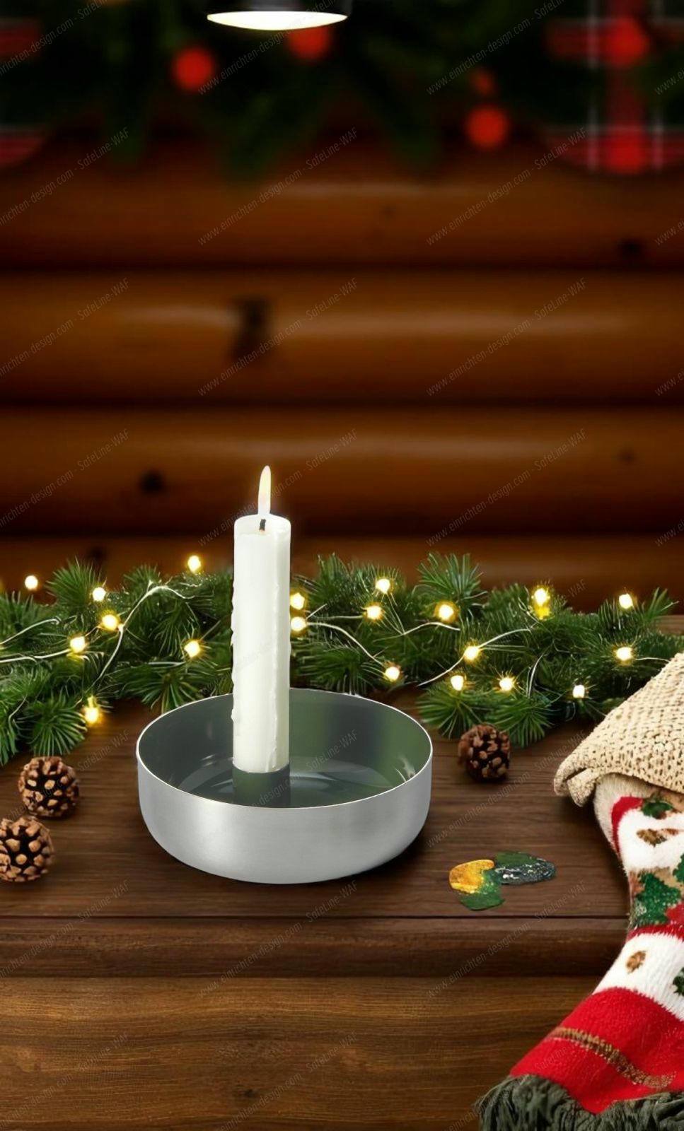 Biel 1 candle bowl steel Philippi