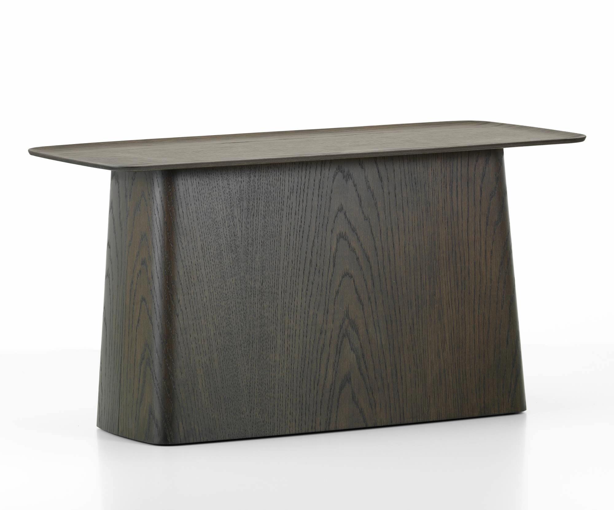Vitra Beistelltisch aus Eiche, groß, rechteckige Tischplatte, modernes Design für Wohnzimmer und Büro.