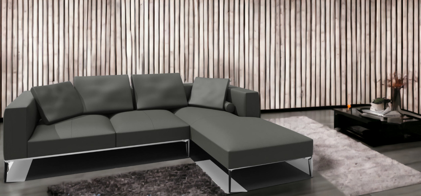 Jaan Living 3 Seater Sofa with 2 Back Cushions, 2 Comfort Cushions & 2 Comfort Castors Combi A21 Walter Knoll 