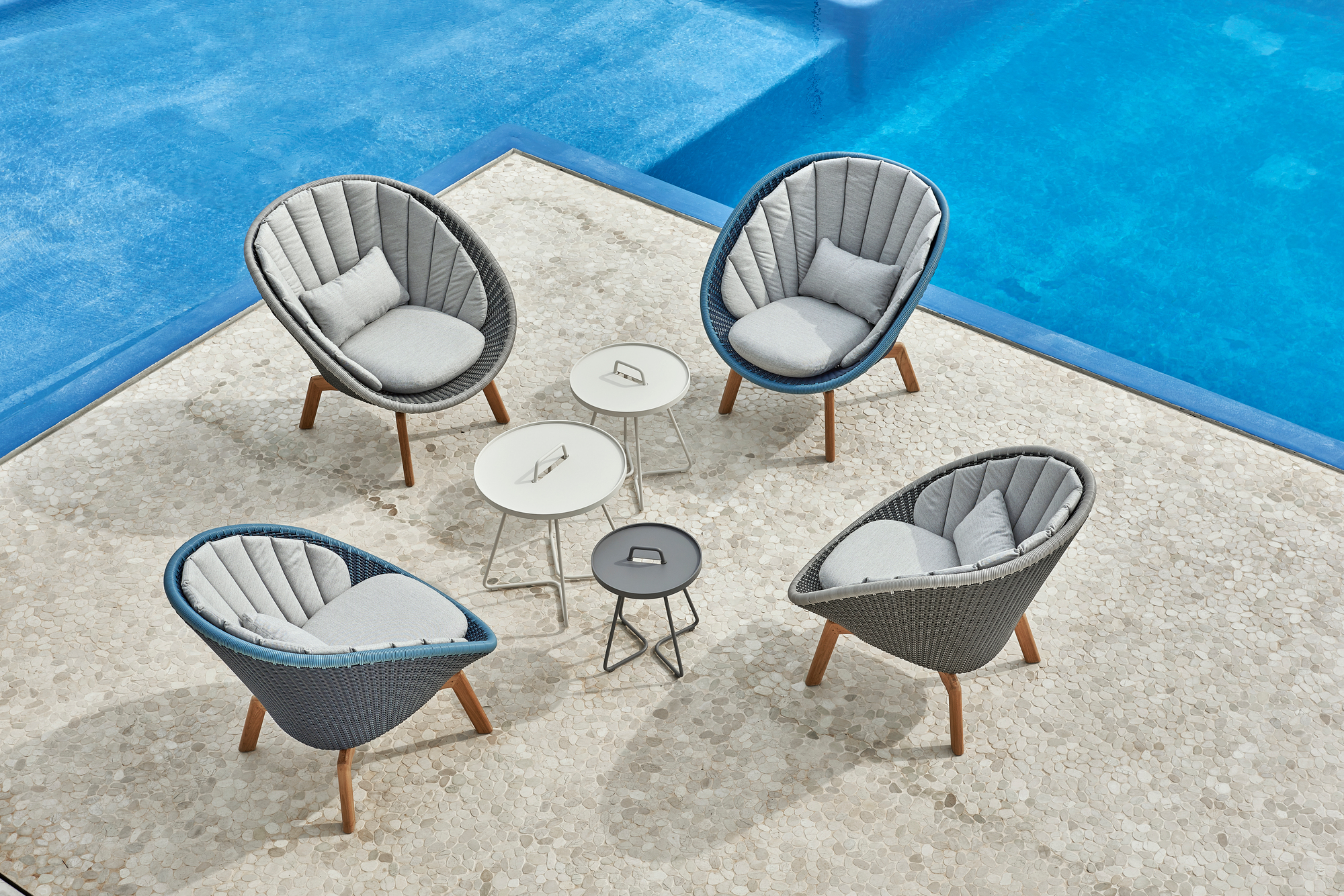 Peacock Outdoor Lounge chair Fiber Cane-Line