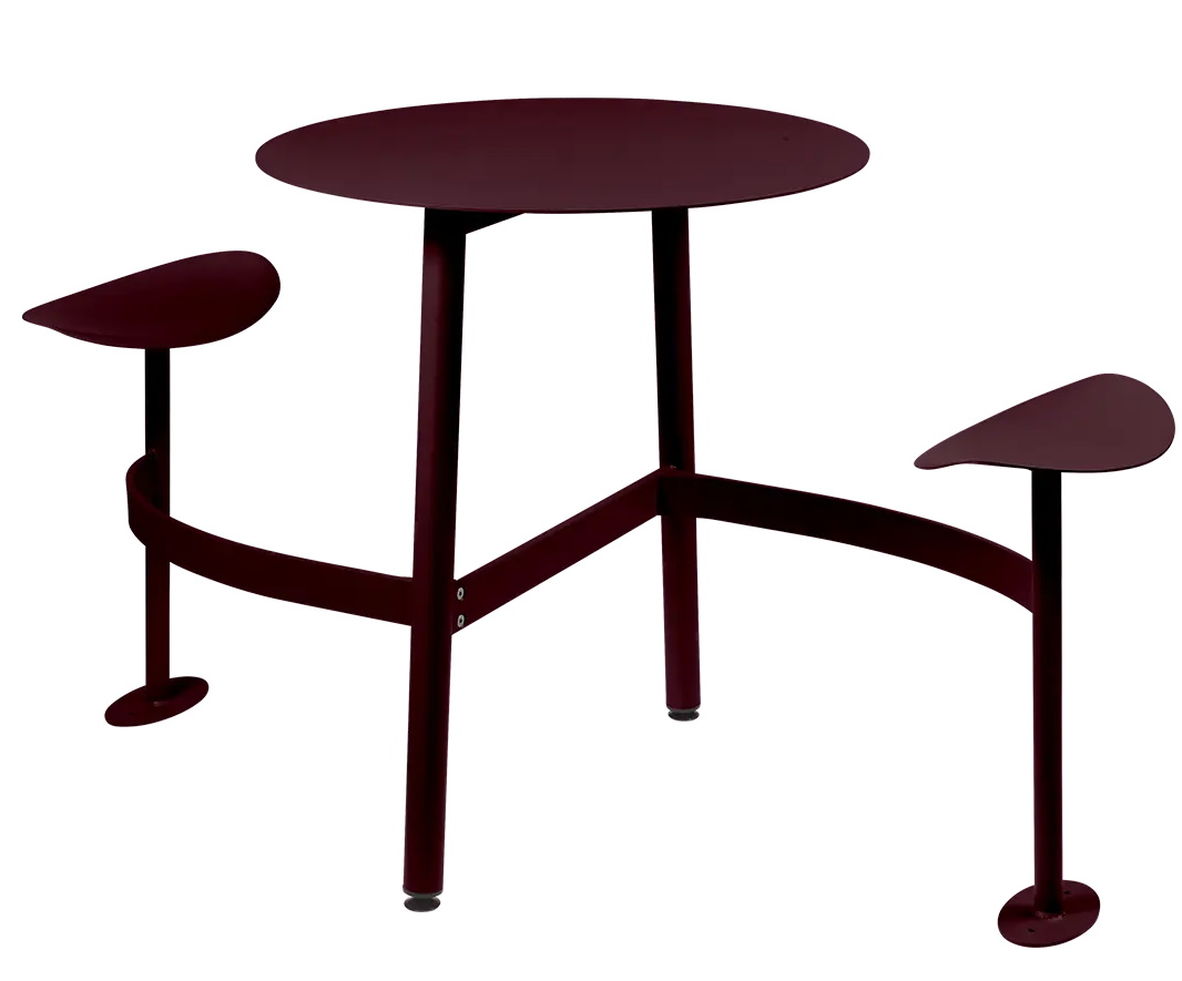Bolder 2 Seater Table with Seats Outdoor Fermob Bolder 2 Seater Table with Seats Outdoor Fermob