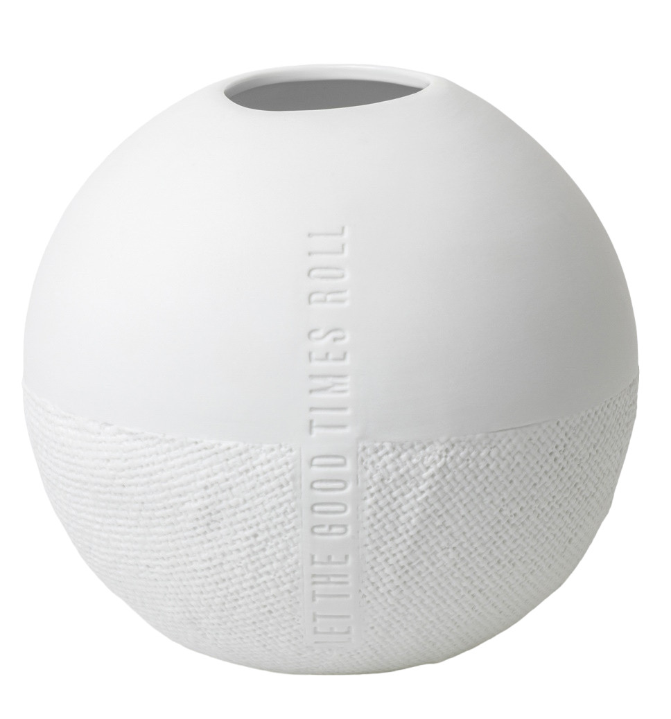 Formsprache Vase Let the Good Times Roll Wheels 