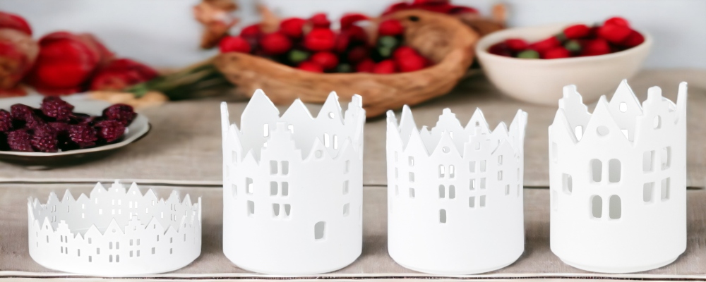 Home Light House Assortment Set of 4 City Lights Räder