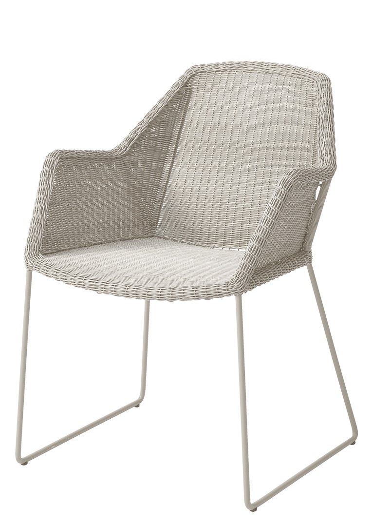 Breeze outdoor chair sled base Cane-Line Sand