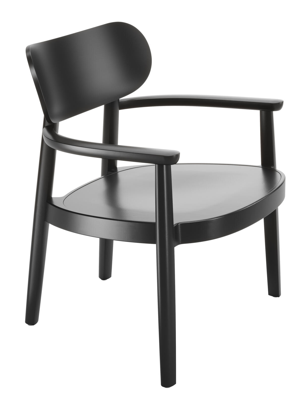 Wooden armchair with armrests 119 MF Thonet 
