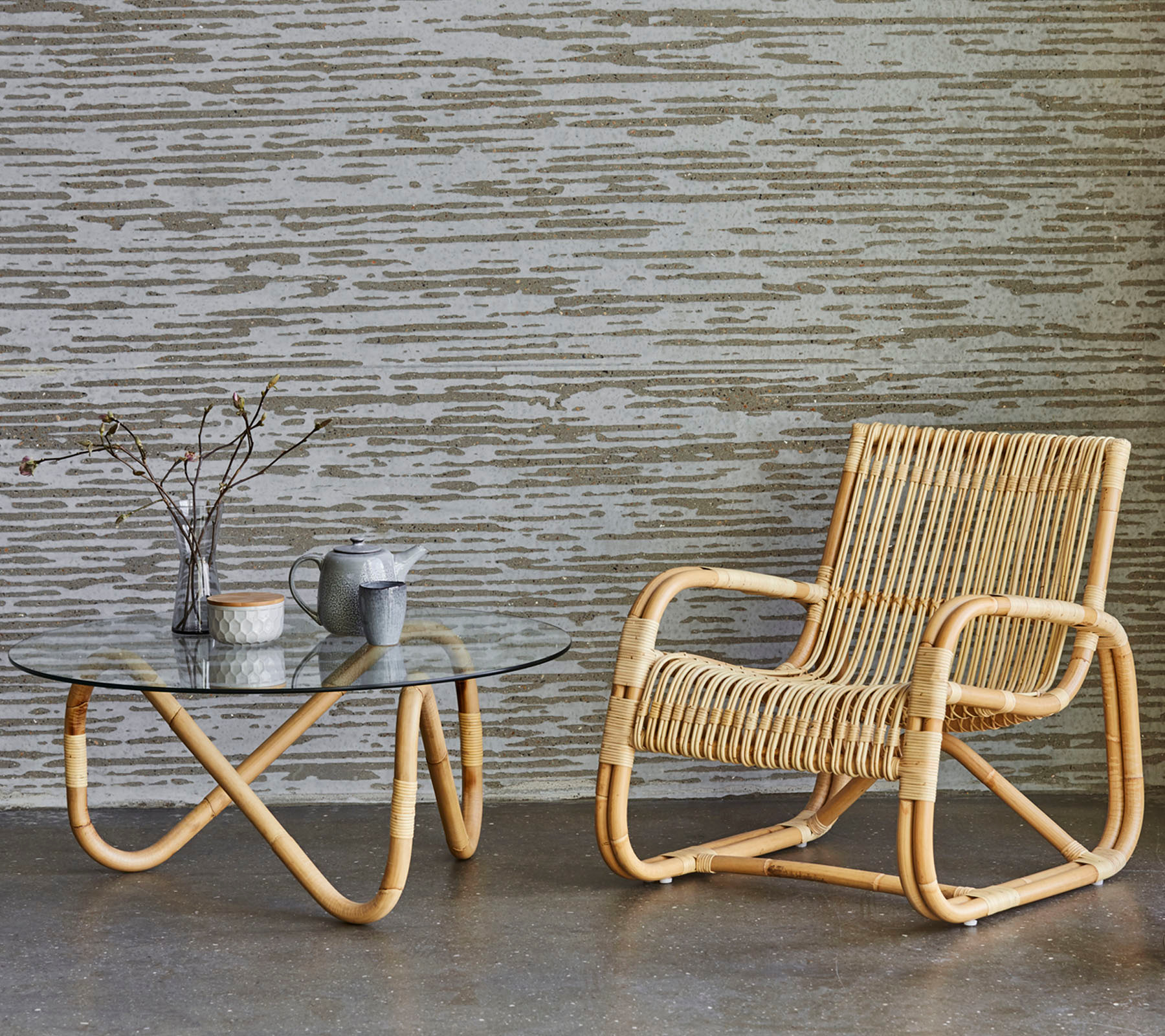 Curve lounge chair INDOOR Cane-Line