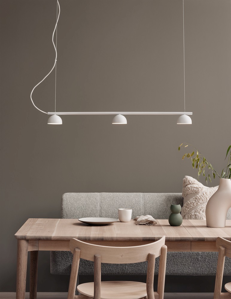 Blush rail 3 Pendant lamp Pendant lamp Northern