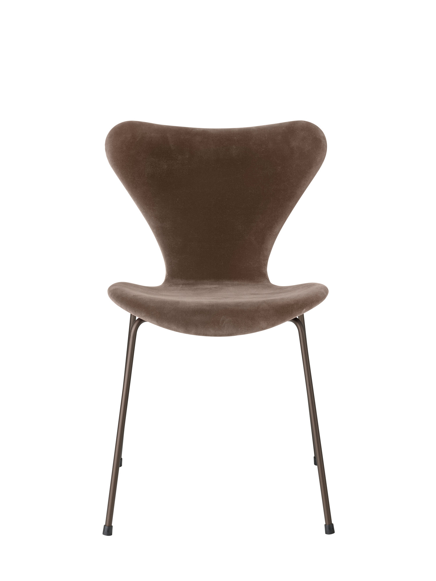 Series 7 3107 Belfast Chair fully upholstered Fritz Hansen grey brown