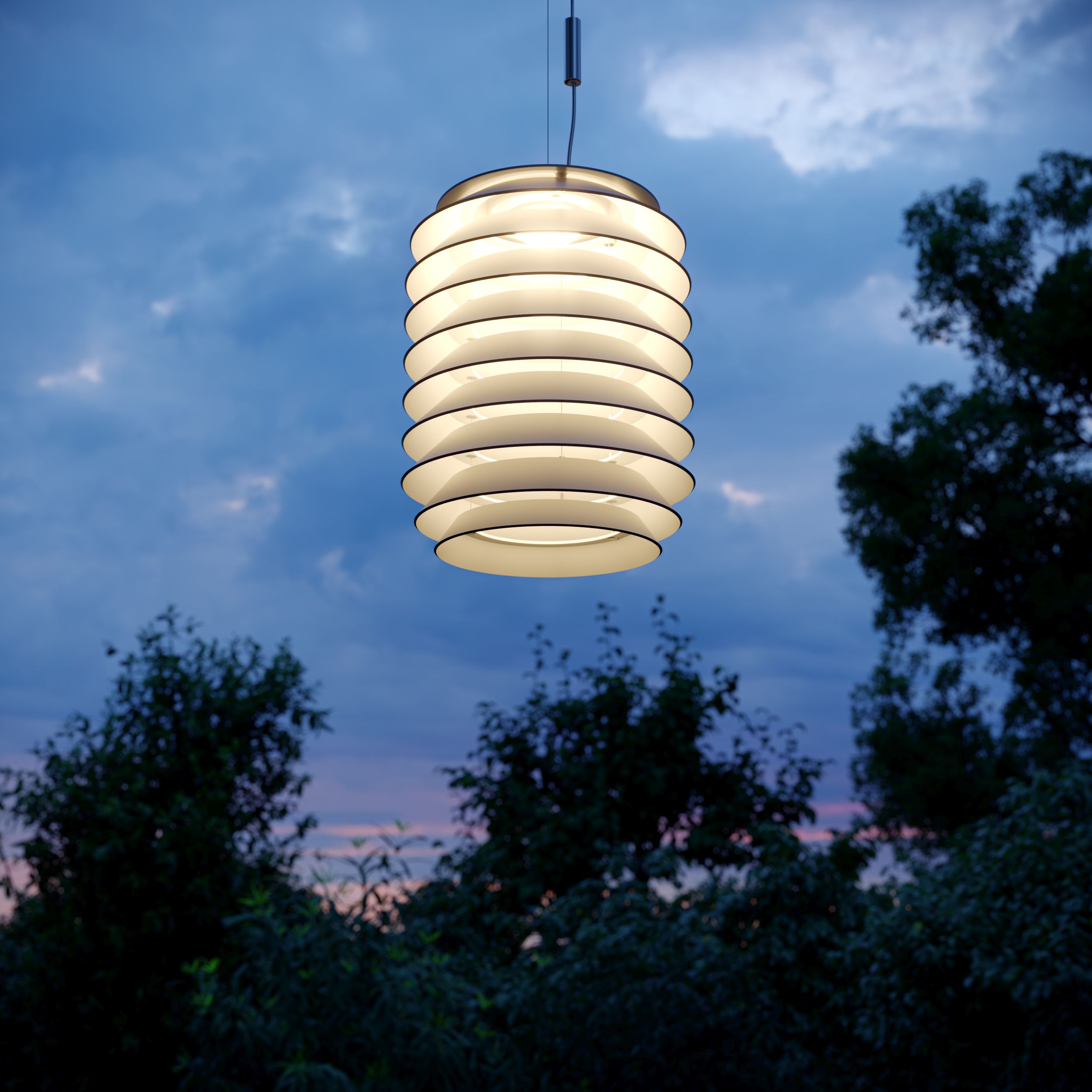 Slicing Suspension Ceiling Light Artemide