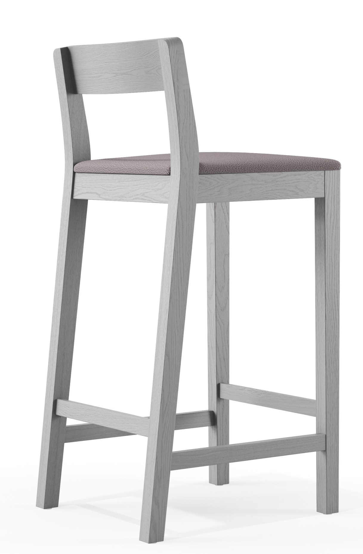 Sit Wood Bar Stool with Seat Cushion Zeitraum Sit Wood Bar Stool with Seat Cushion Zeitraum