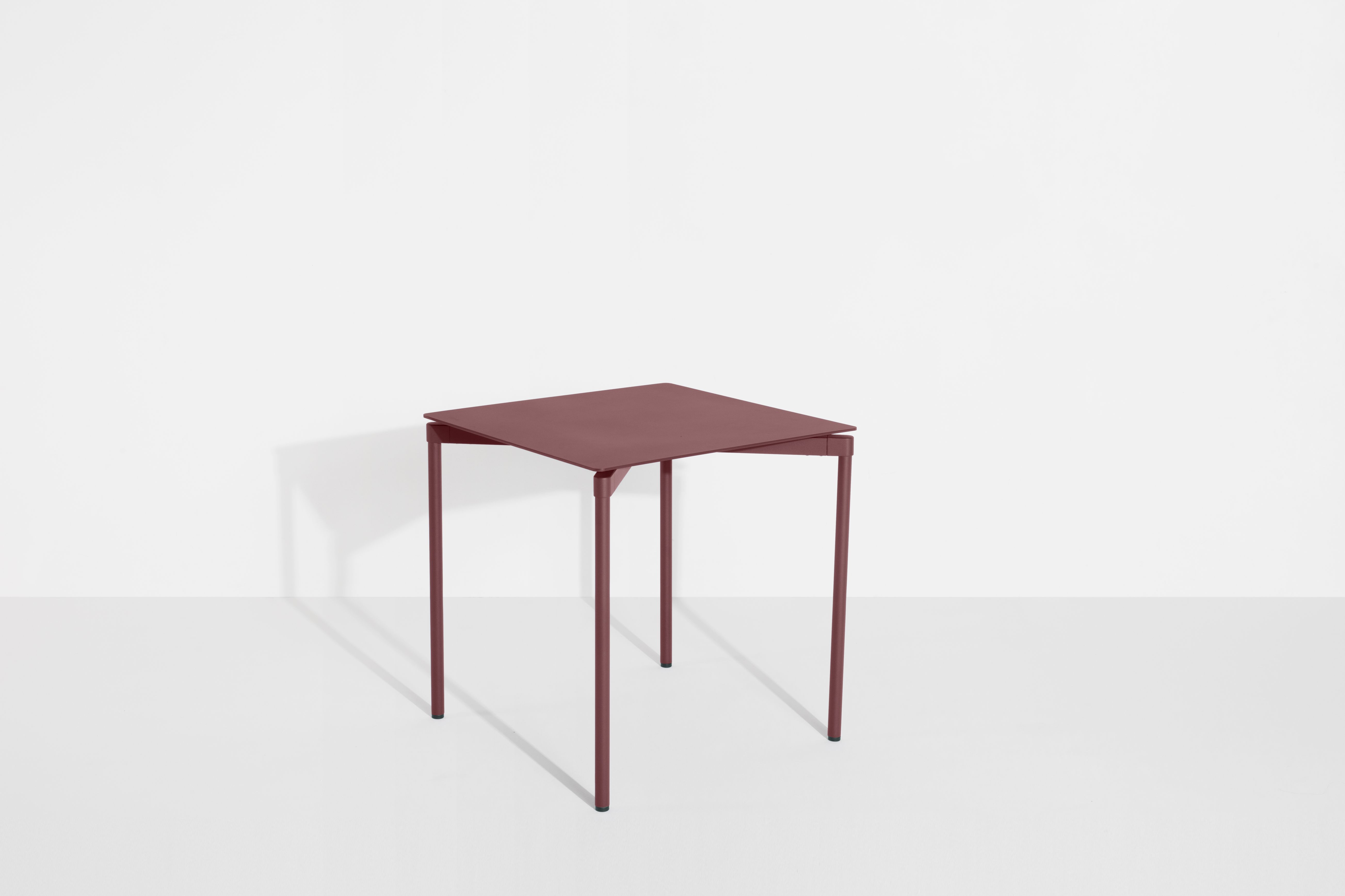 Fromme Dining Table Square Dining Table Petite Friture Brown red Fromme Dining Table Square Dining Table Petite Friture Brown red