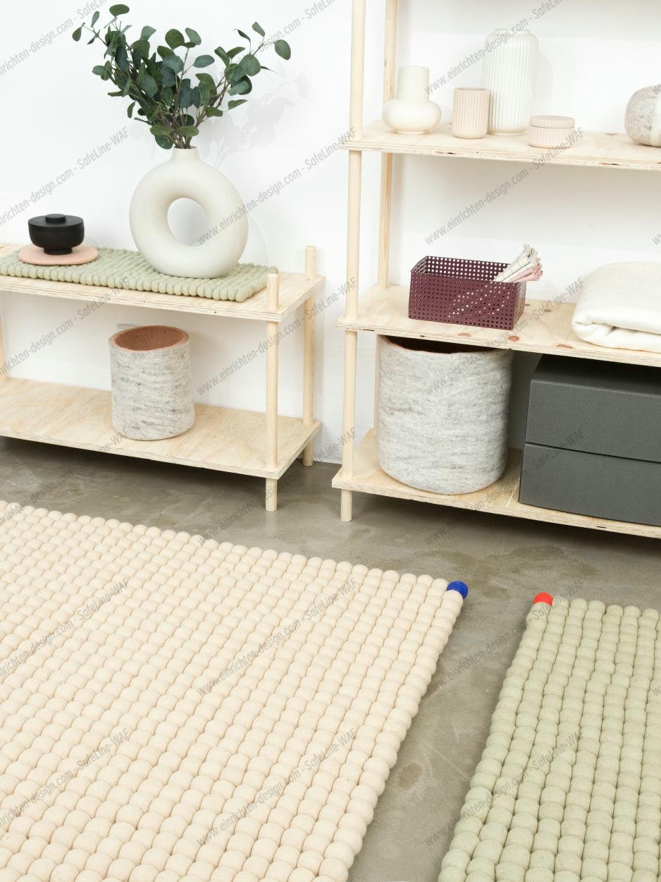 Big One Rectangular Felt carpet 200 x 300 cm myfelt Beige