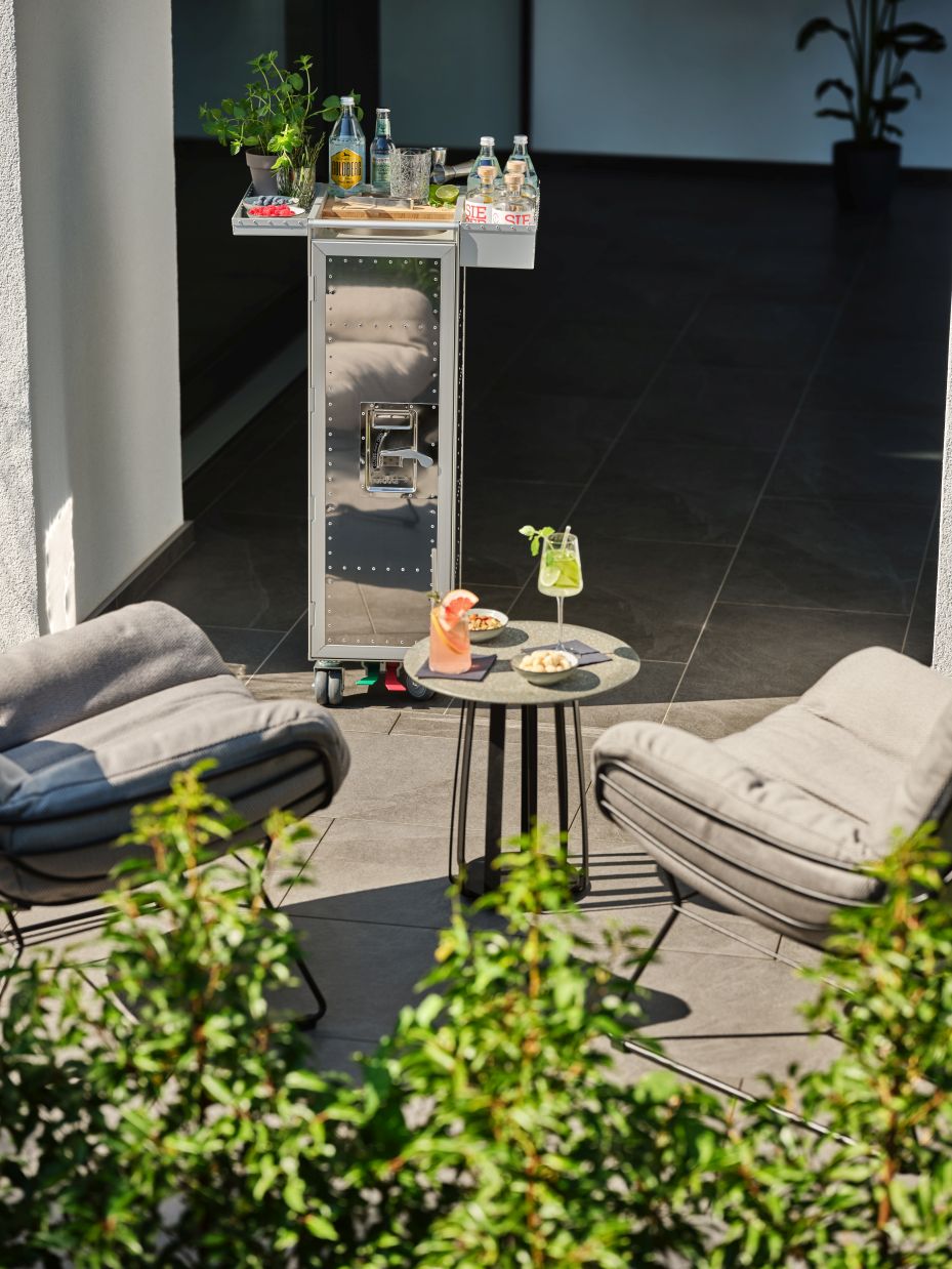 Rivet Rocker by Siegfried Airplane Trolley Bordbar