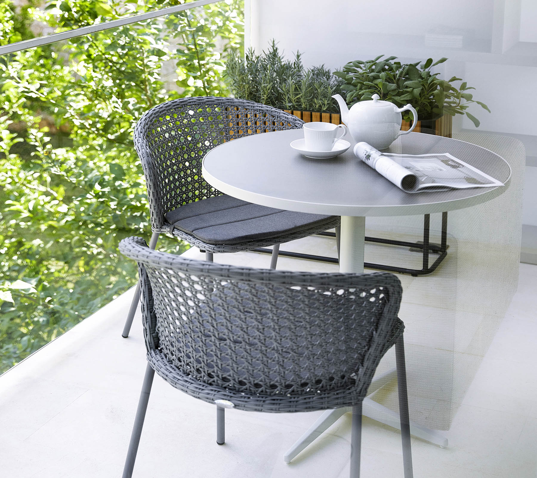 Lean Chair French Wave Cane-Line