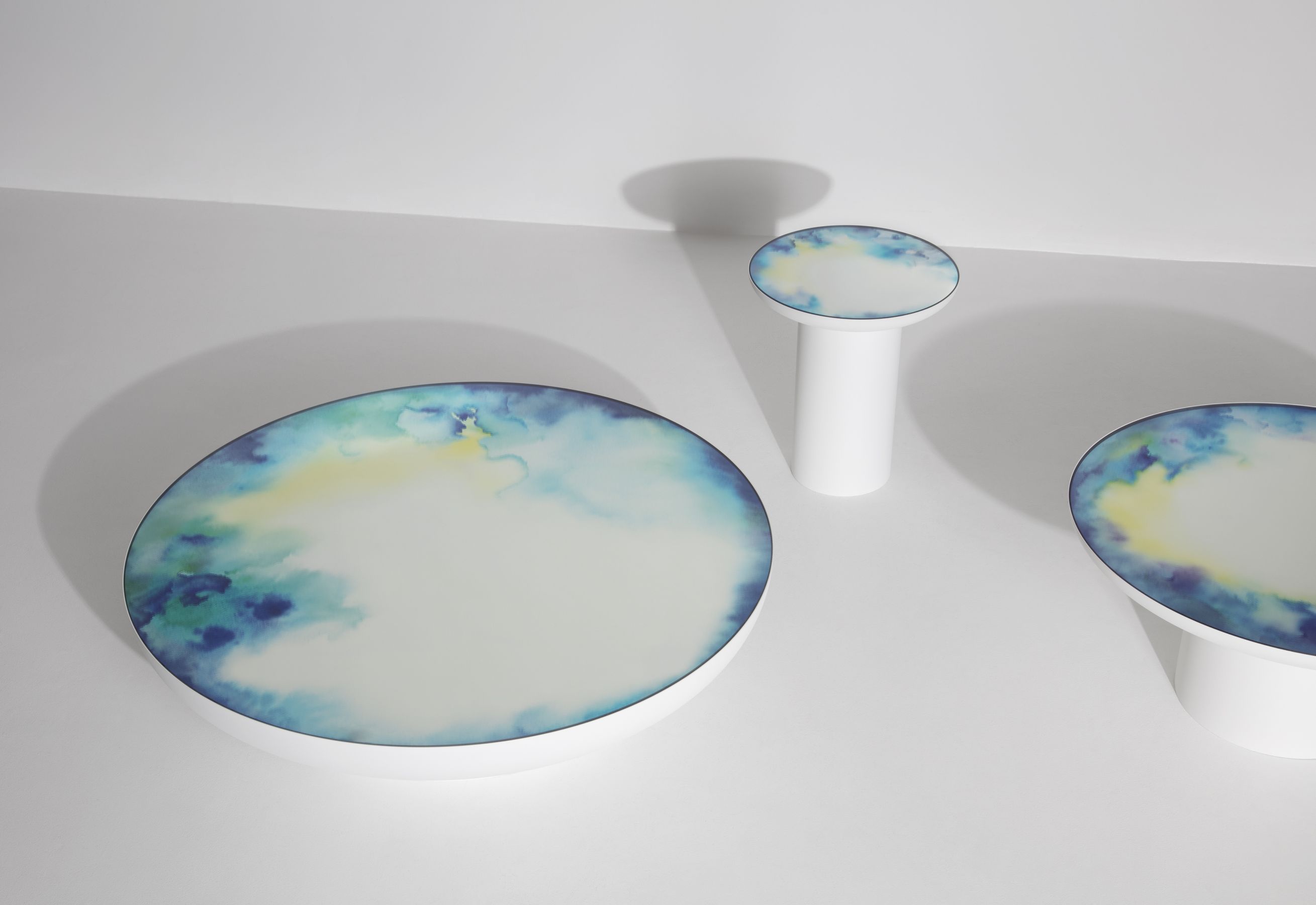 Francis Coffee Table Coffee table Ø 110 cm Petite Friture White Francis Coffee Table Coffee table Ø 110 cm Petite Friture White