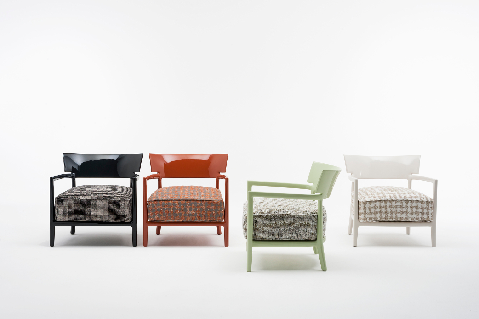 Cara Fancy Armchair Kartell Rusty brown